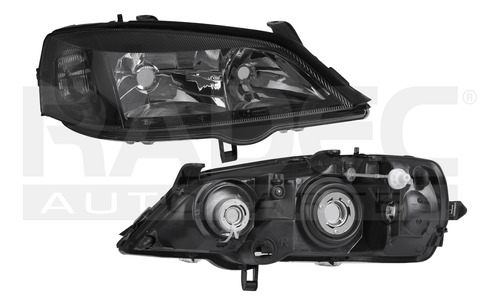 Faro Chevrolet Astra 2000 2001 Elect S/motor Fondo Negro Der