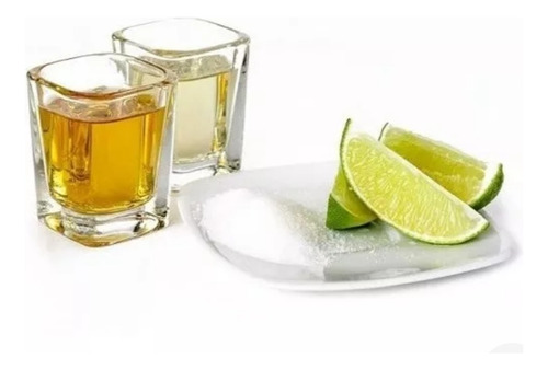 6 Tequilero Mezcalero Caballito Shot Cubo Cuadrado 2 Oz