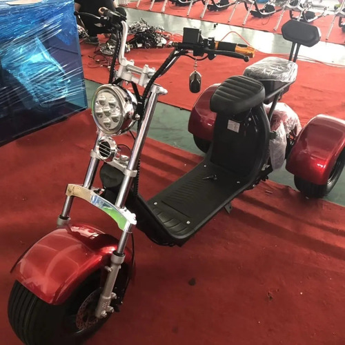 Imagen 9 de 15 de Moto Scooter Trimoto 3 Ruedas 2000w 20ah Autonomía 50km