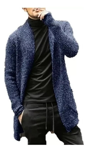 Men's Fashion Mixed Color Mesh Cardigan