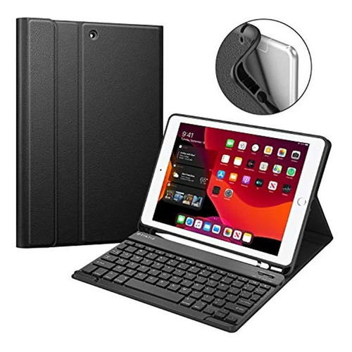 Fintie - Funda Con Teclado Para iPad 7ª Generación (10,2 Pul