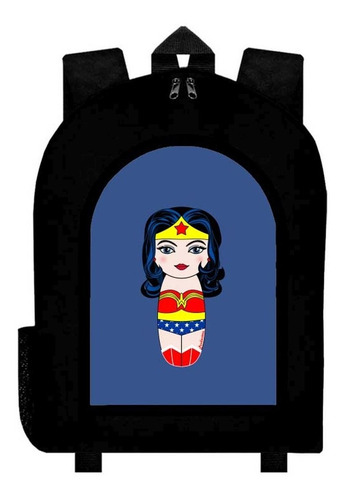 Mochila Wonder Woman Mujer Maravilla Adulto / Escolar D35