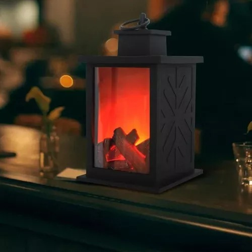 Lámpara Led Diseño Llama Dinámica Decoración De Sala/living