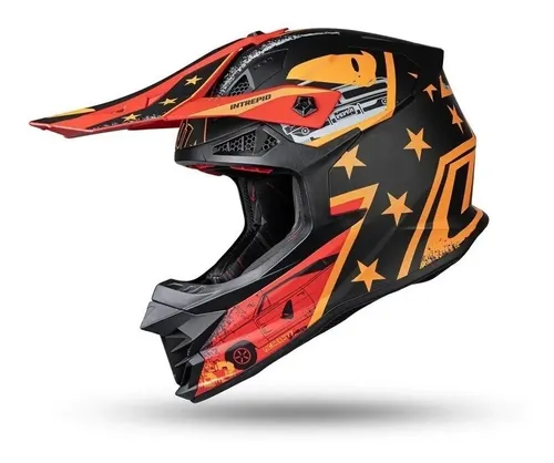 CASCO TRAIL UFO ARIES GRIS-NEGRO-AMARILLO FLUOR