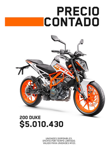 Moto Ktm Duke 200 2024 0km Urquiza Motos Entrega Inmediata