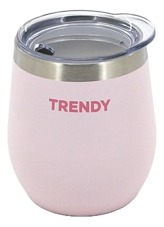 Mate Acero Inoxidable Trendy Con Stickers Y Tapa 280ml Rosa Claro 19016r