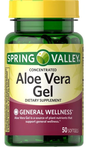 Spring Valley Aloe Vera 25mg C/50 Softgel