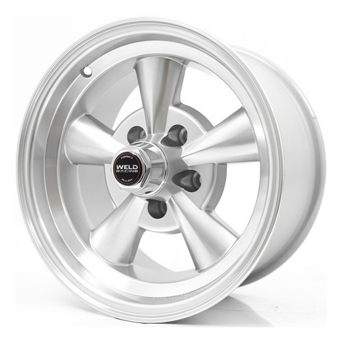 Rodas 15 Weld Racing 5x114 Hot Rod Retro Maverick Opala Cor Prata