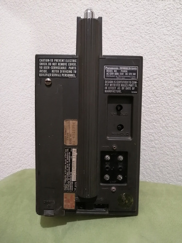 Imagen 5 de 10 de Mini Tv Portatil Panasonic Ranger 505 Tipo Militar De 1976