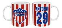 Comprar Mug Taza Junior De Barranquilla | Nombre Personalizado #3