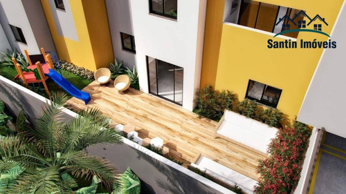 Cobertura Com 2 Dormitórios,espaço Gourmet,vaga Coberta À Venda, 98 M² - Cidade Jardim - São José Dos Pinhais/pr - Co0438