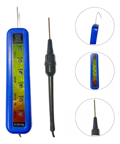Voltímetro Analógico Arame Cerca Elétrica Rural Peon