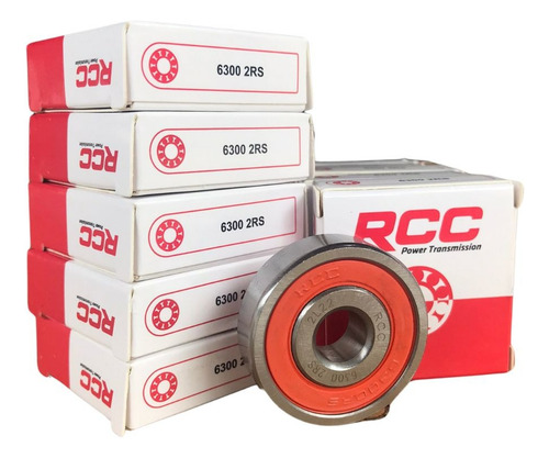 Rolamento 6300 2rs Rcc - Kit Com 10 Peças Medidas 10x35x11