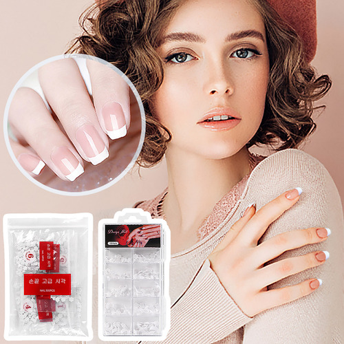 Puntas De Uñas Cortas En U, Puntas De Uñas Francesas, Puntas