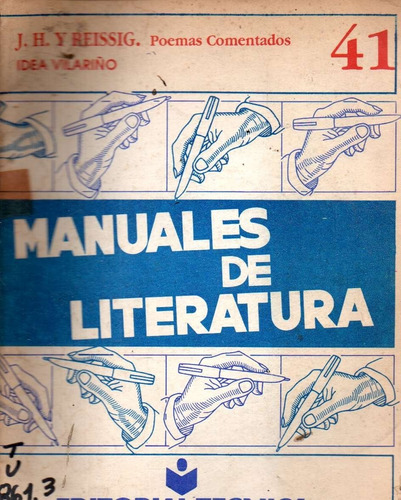 Manuales De Literatura 41 J H Y Reissig Técnica