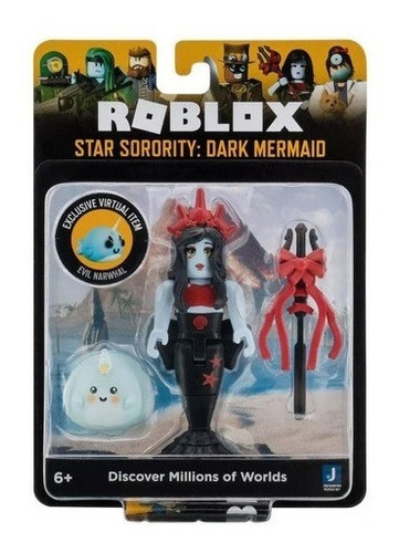 Figura Roblox Star Sorority: Dark Mermaid + Item Virtual