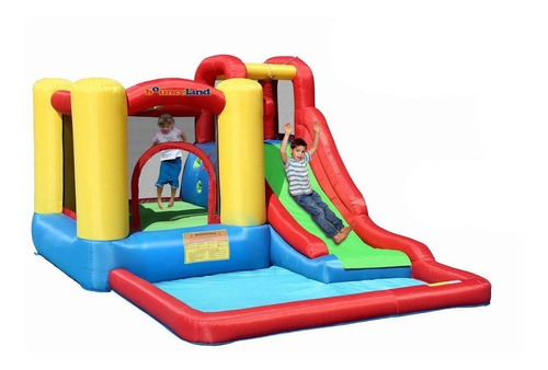 Asombroso Brincolin Inflable De Agua Splash Tobogan Alberca