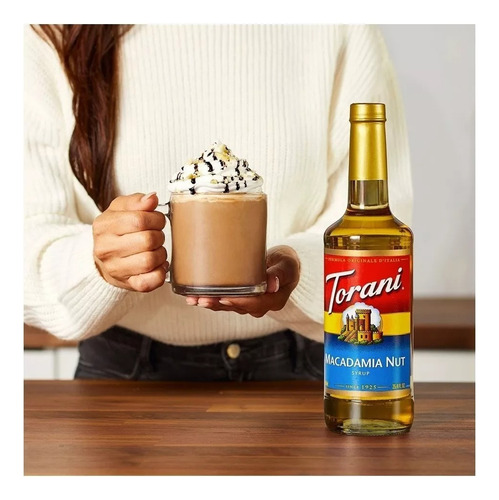 Torani Jarabe Para Bebidas Sabor Nuez De Macadamia 750ml
