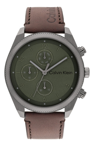 Reloj Calvin Klein Impact Para Hombre 25200363 Café
