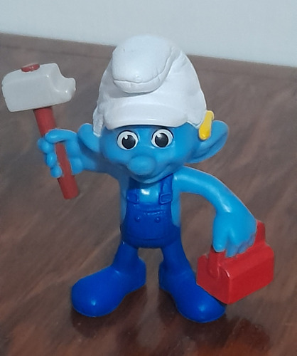 Pitufo Obrero Los Pitufos Figura Peyo Mcdonald's 2013 (Usado)