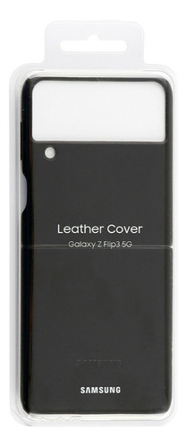 Case Samsung Leather Cover Para Galaxy Z Flip 3 Flip3 