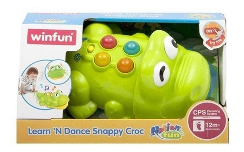 Imagen 1 de 10 de Cocodrilo Con Luz Y Sonido Interactivo Winfun Jeg 0699-nl
