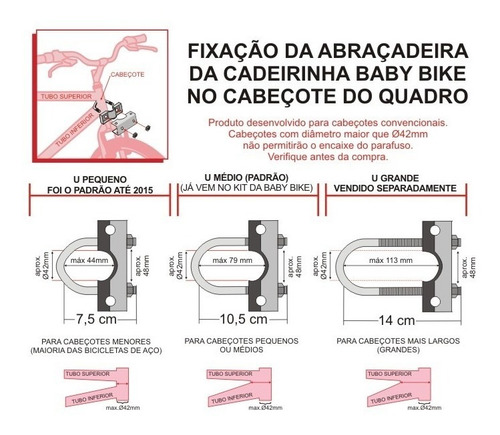 Imagem 4 de 6 de Cadeirinha Dianteira Para Bicicleta Baby Bike Kalf Cinza