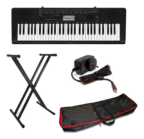 Teclado Casio Ctk3500 Sensitivo + Soporte + Funda + Fuente