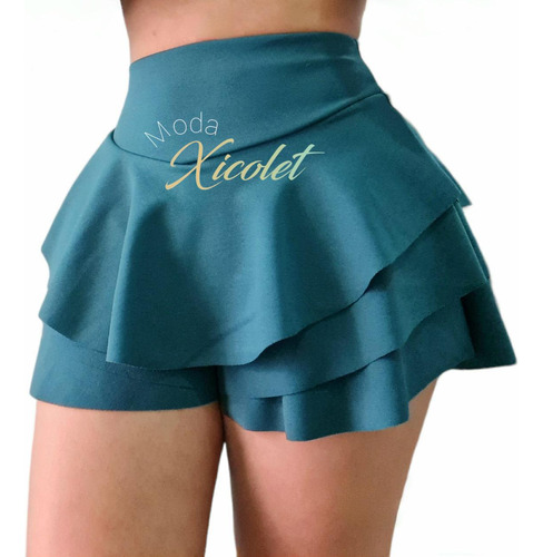 Short Con Doble Capa  Verano 