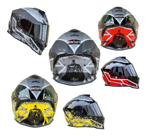 Casco para moto batman mercadolibre sale