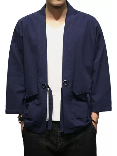 Chaqueta De Kimono Chino Para Hombre