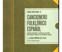 Comprar Raras Partituras Cancionero Folklorico Español Cd Estándar