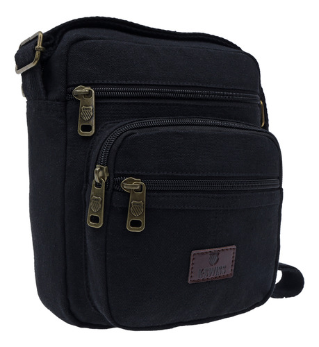 Mochila Messenger Casual K-swiss Naptown Color Negro
