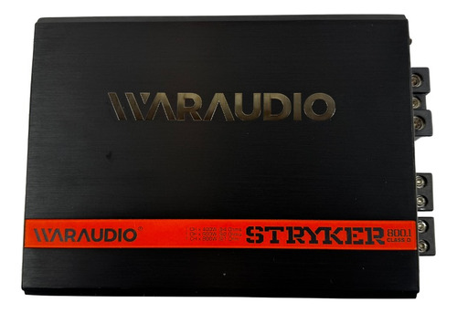 Amplificador De Bajos Waraudio Stryker 800.1 D Color Negro