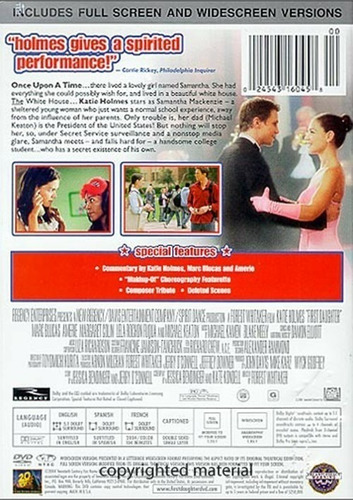 Travesuras De Una Princesa Katie Holmes Dvd (nuevo)