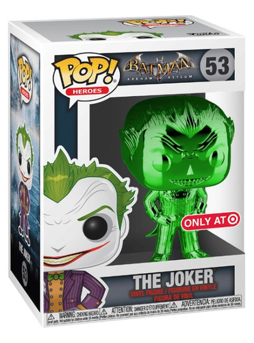 Funko Pop! Original Dc #53 The Joker Green Nycc + Protector