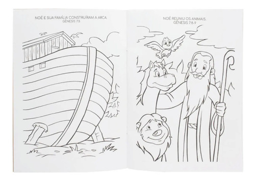 Livro Kit Ler & Colorir Bíblia para Colorir a Todolivro Capa Mole Edição 1 em Português 2024 Editora Brasileitura