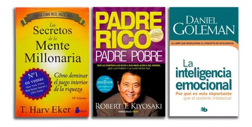 Secretos De La Mente+padre Rico+ La Inteligencia Emocional | Envío gratis