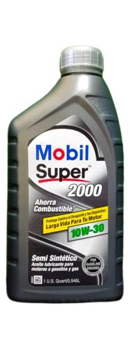 Aceite Semi Sintético 10w-30 Mobil Super 2000