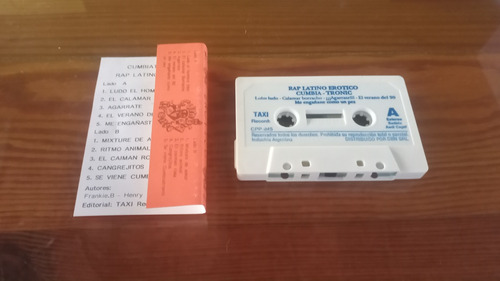 Rap Latino Erotico - Cassette (nuevo)