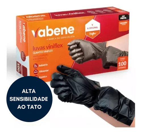 Luva Tpe Soft Sem Pó Estética Salão Tintura Cozinha