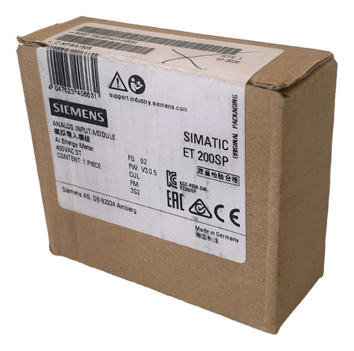 Siemens 6es7134-6pa01-0bd0 Analog Input Module