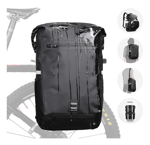 Alforja Bolso Mochila Bicicleta 22l Rhinowalk Rk6204