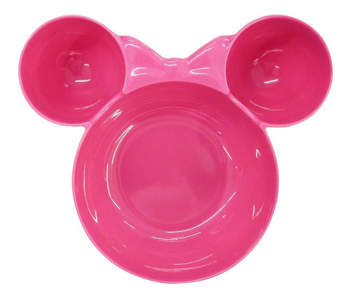 Botanero Minnie Mouse Disney Bowl Plato Para Botanas Color Rosa