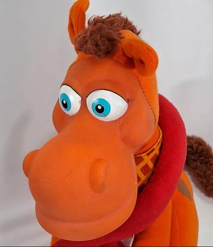 Pelúcia Cocoricó Alípio Cavalo Multibrink 35cm Completo Laranja (Usado)