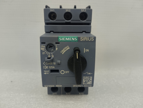 Interruptor Protección Motores Siemens 3rv2021-4da10 18-25a
