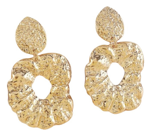 Aretes De Plata925 Color Dorado , Para Mujer 