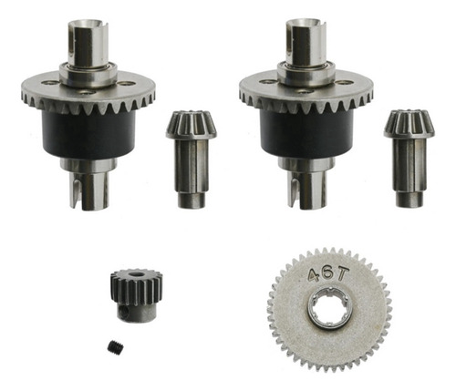 Set De 4 Diferenciales Y Engranajes Metálicos Para Scy 16101