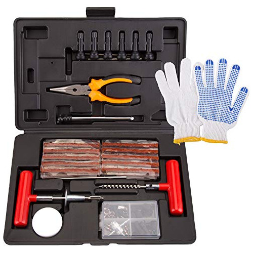 Kit Enchufe Neumático 98 Pc Fijó Kit De Reparación U...