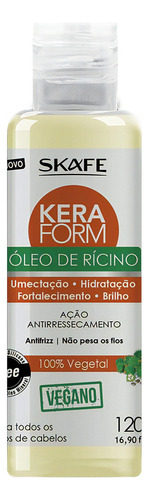 Óleo De Rícino Vegano Keraform 120ml